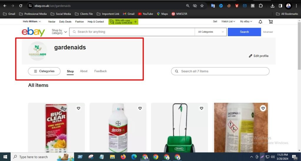 Garden Aids products listed on Amazon and eBay by MIVAQ