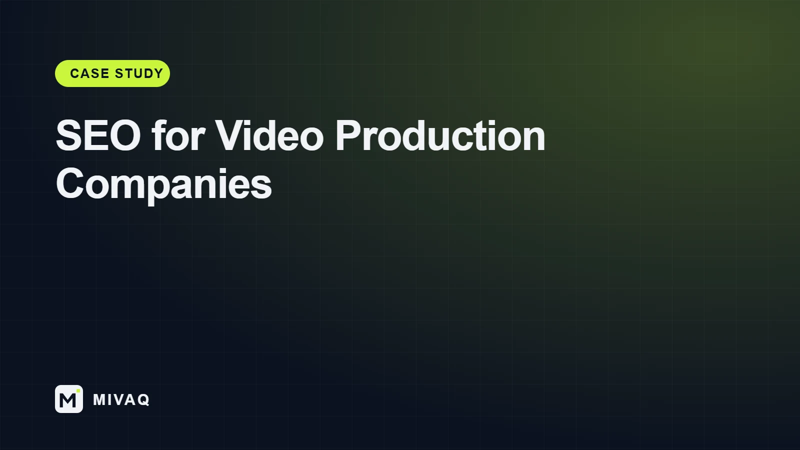 SEO for video production companies, SmartVideo case study cover